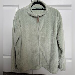 Jason Maxwell Fleece Jacket Light Zip Up Size Large